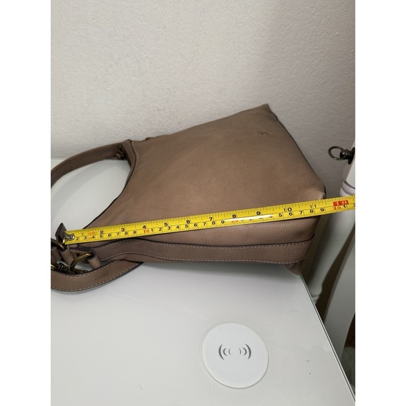 Frye CLAUDE HOBO Shoulder Bag Leather Light Brown 2 Strap Boho Western $398 NEW - Picture 12 of 16